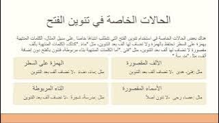 Read more about the article تنوين الفتح